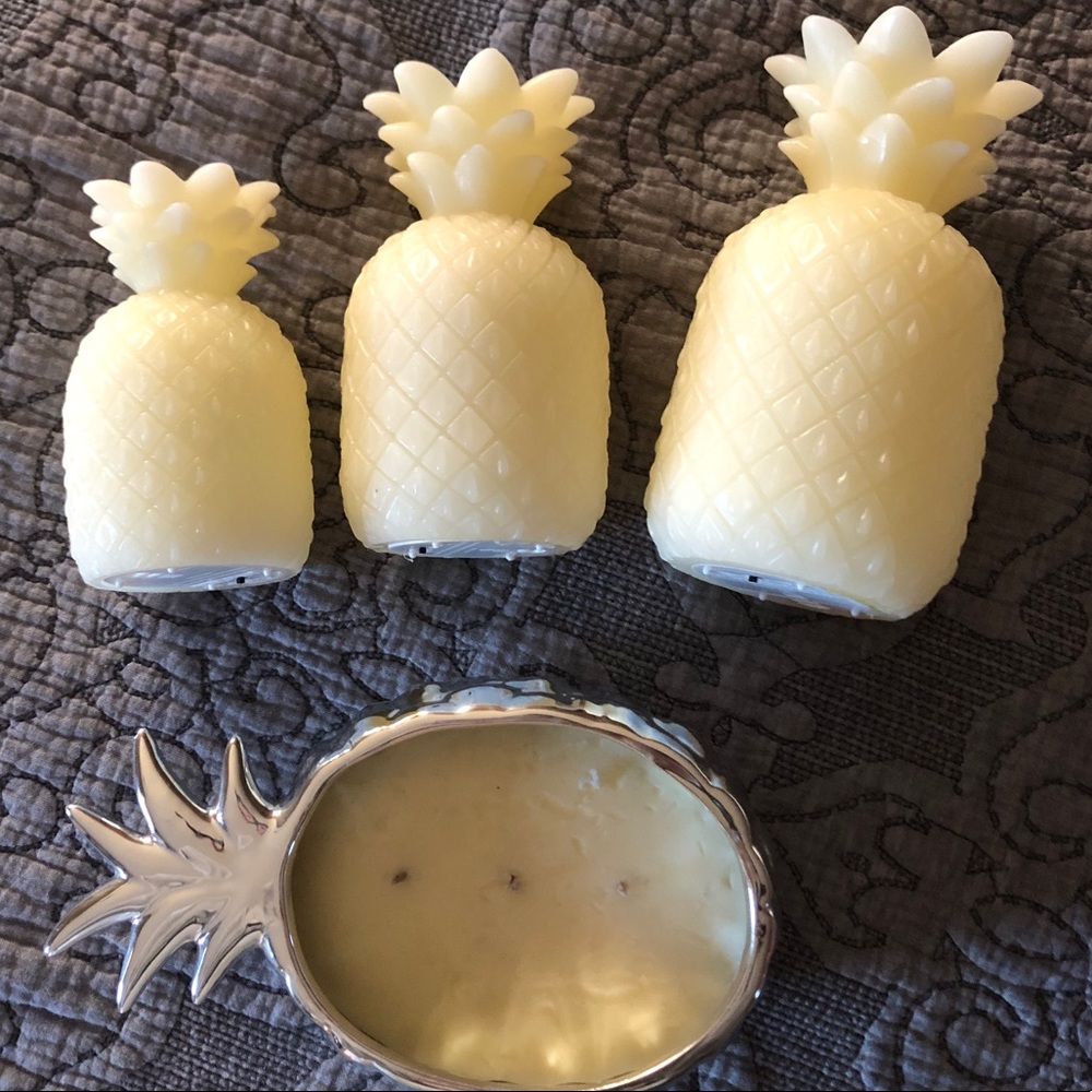Pineapple decor (4 pieces)